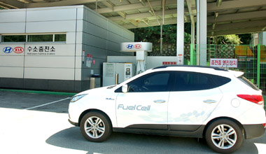 現代自動車の量産水素燃料電池車