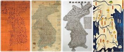 対馬が'大韓民国領土'と表示された地図