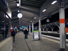 スイス Interlaken-West駅 22:03