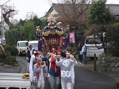 2015年 神奈川県秦野市菩提 花鳥神社例大祭 どっこい神輿