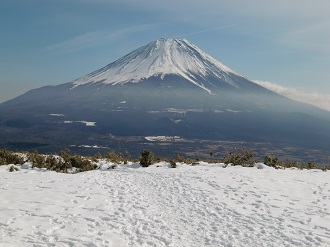 絶好の富士山日和＊
