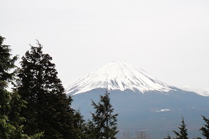富士山は見えるが…