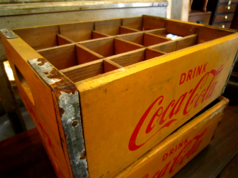 レトロなコカコーラ木箱 - [Sold Out]過去の販売商品